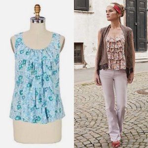 Anthropologie Sine floral blouse